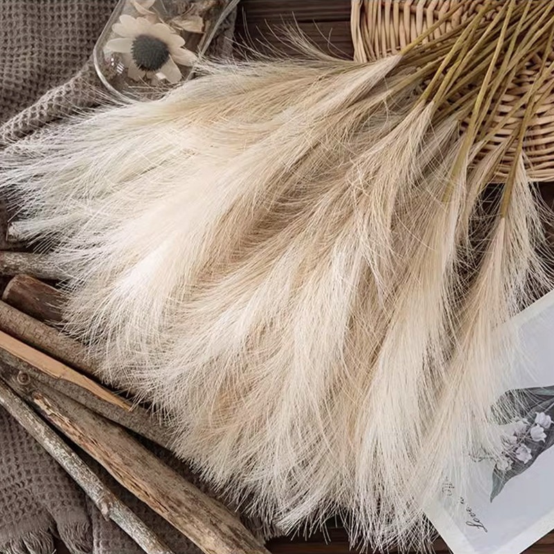 Pampas Grass Decor - 5개/세트 인조 꽃 팜파스 그래스 장식