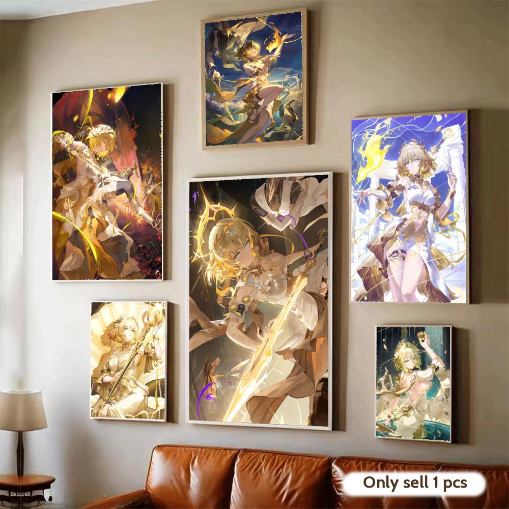 Home Decor Living Room Ideas - Aglaea Anime Honkai Star Rail 포스터