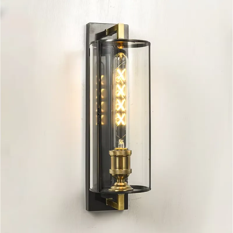 Home Decor Lighting - 현대적인 골드 원통형 LED 펜던트 조명