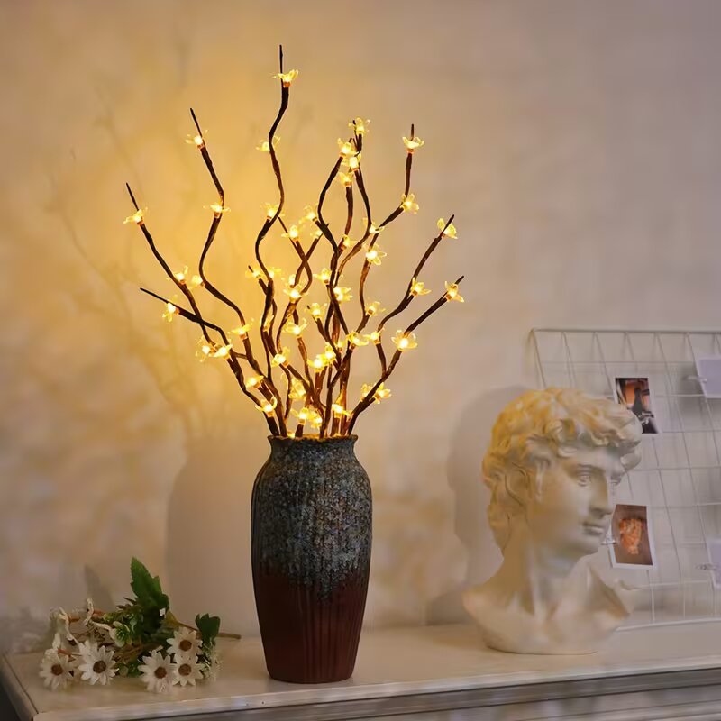 Home Decor Lighting - 1/2PC 20LED 벚꽃 나무 가지 조명