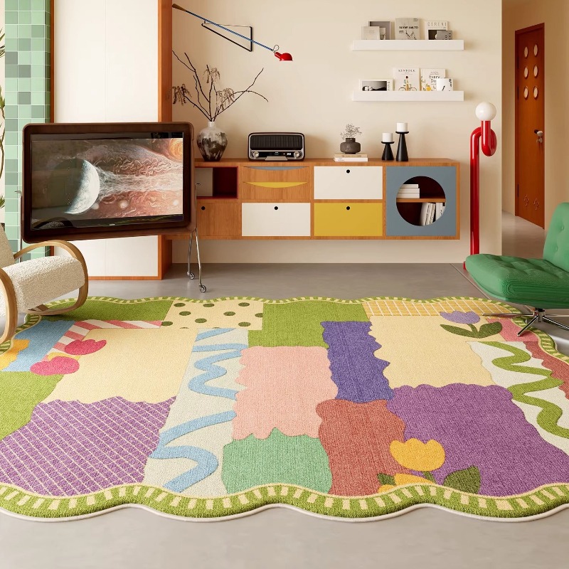Home Decor Online Free - 추상 도파민 거실 카펫 만화 크리