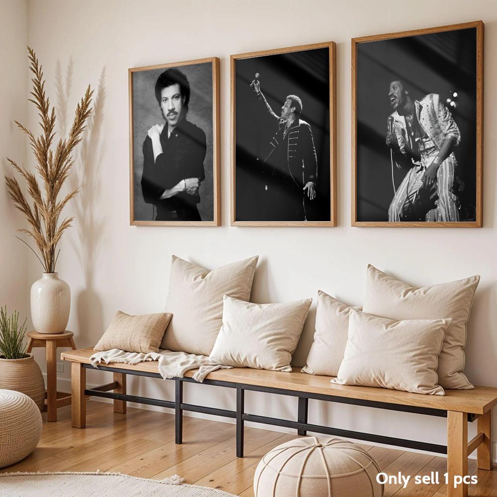 가수 L-Lionel Richie 포스터 침실 및 거실 - Home Decor Living Room Ideas 리뷰 및 가격