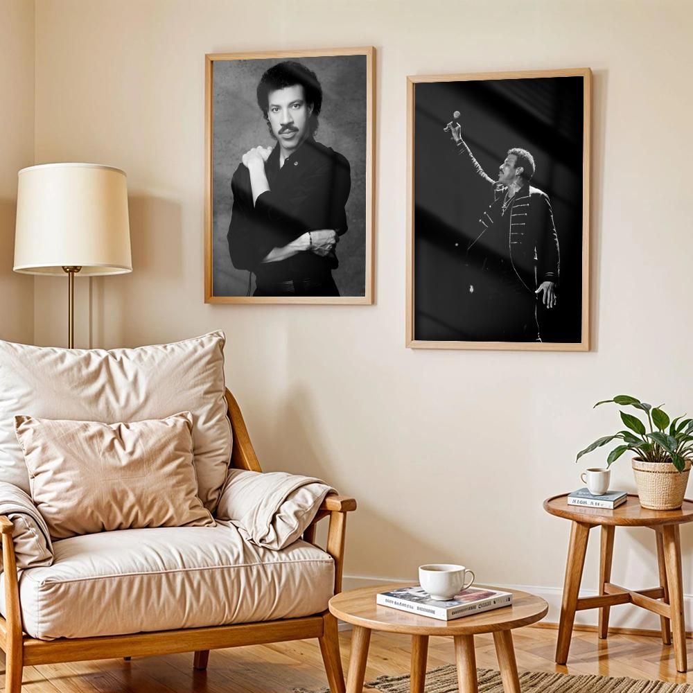 가수 L-Lionel Richie 포스터 침실 및 거실 - Home Decor Living Room Ideas 리뷰 및 가격