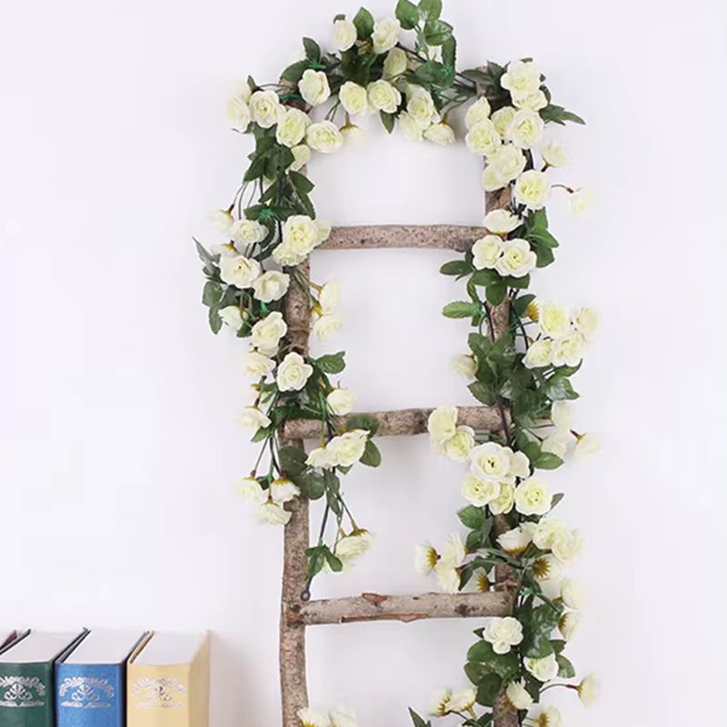 인공 꽃 실크 장미 시뮬레이션 덩굴식 웨딩 화환 가랜드 - Home Decor Ai Free 리뷰 및 가격