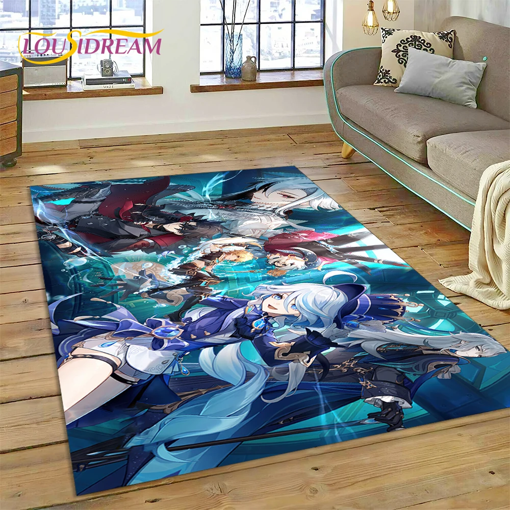 3D 최신 Genshin Impact 만화 게임 러그  - Home Decor Online Game 리뷰 및 가격