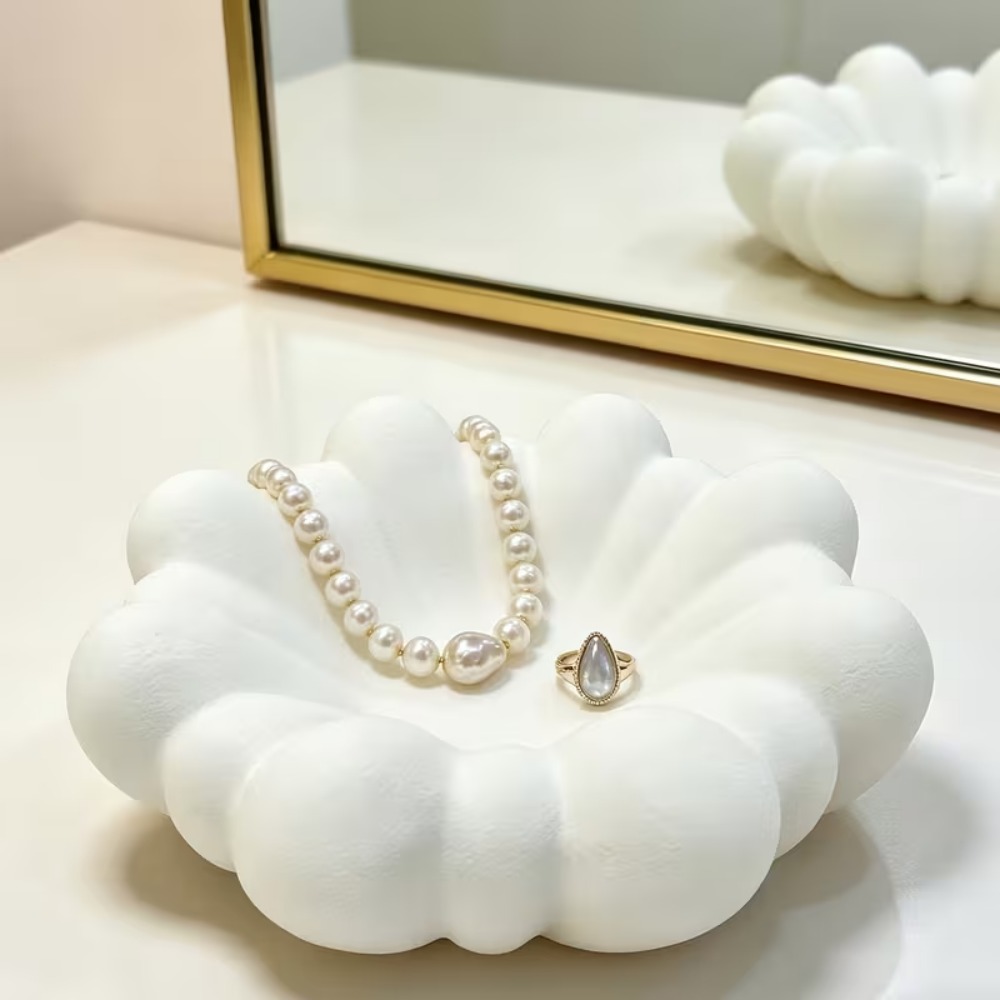 꽃 모양의 보석 트레이, 3D 프린팅된 꽃잎 보관 접시 - Vanity Home Decor 리뷰 및 가격