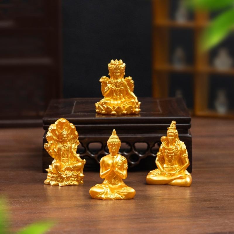 30Pcs 미니 골드 불상 동상 대량 작은 수지 Sak - Home Decor Gold 리뷰 및 가격