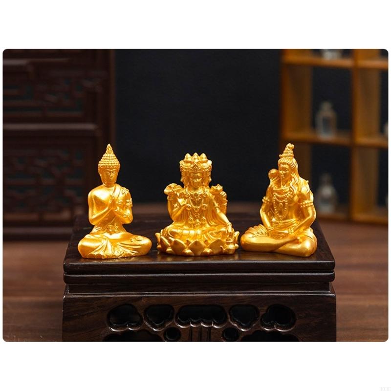 30Pcs 미니 골드 불상 동상 대량 작은 수지 Sak - Home Decor Gold 리뷰 및 가격