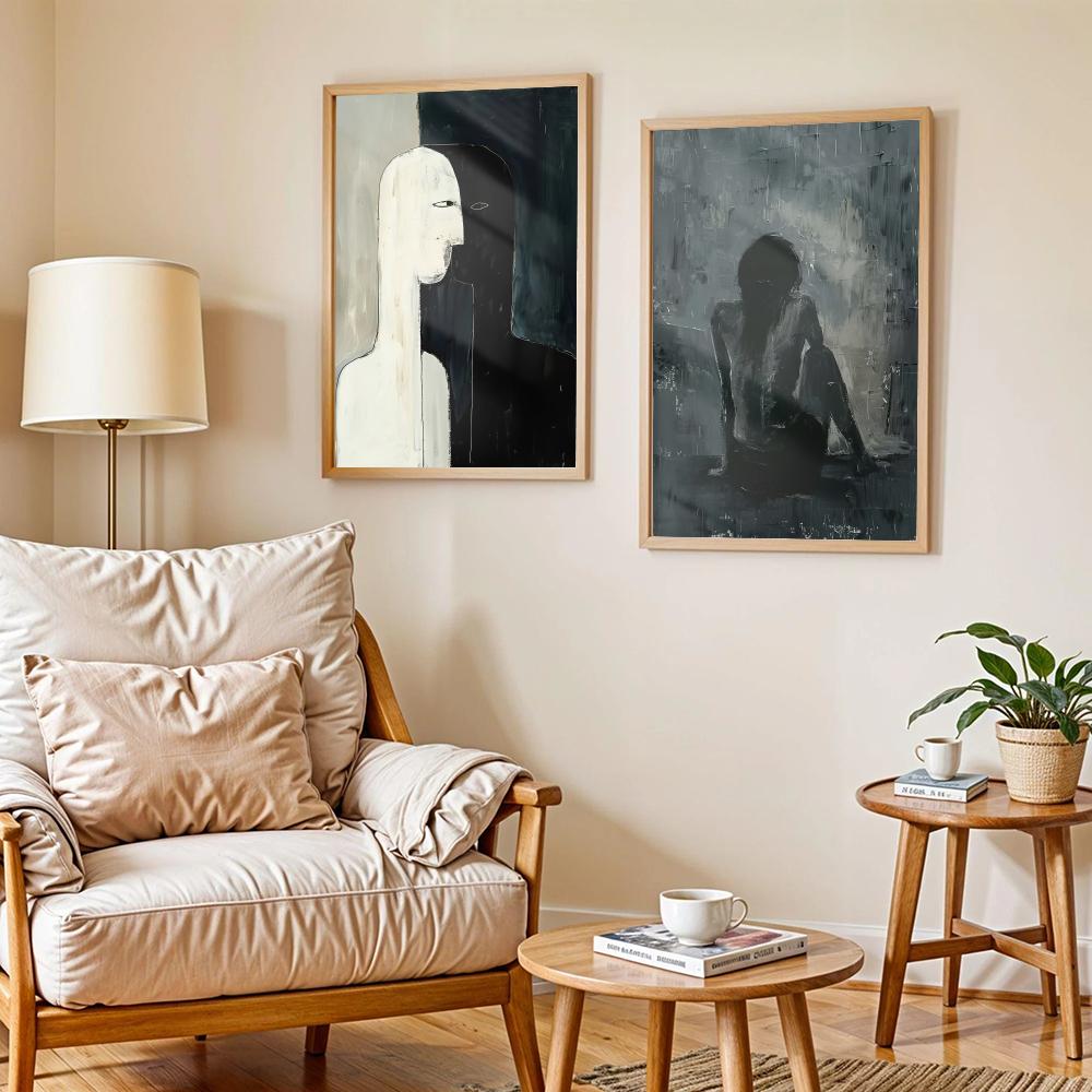 어두운 그림 예술 디자인 포스터 침실 및 거실 홈 장식 - Home Decor Living Room Ideas 리뷰 및 가격