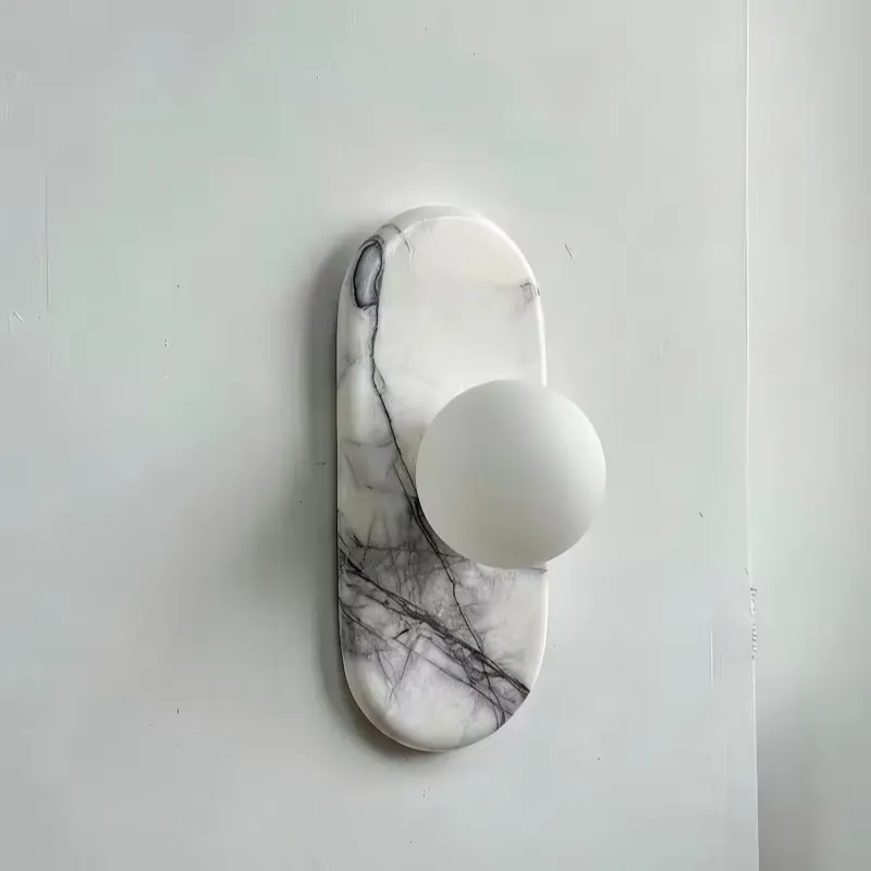 SJX 미니멀리스트 내추럴 칼라카타 비올라 대리석 벽등 - Home Decor Lighting 리뷰 및 가격