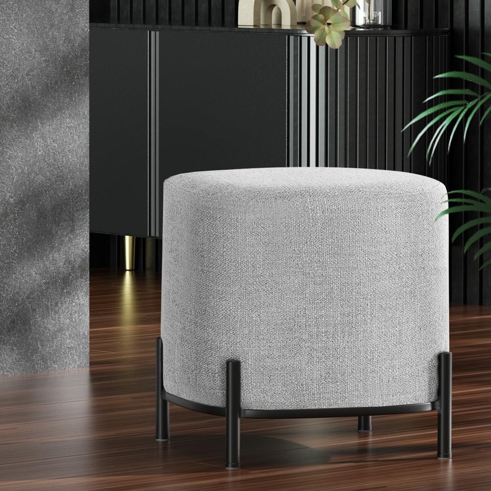 오토만, 원형 발받침 라운지 푸프 화장대 스툴 메이크업 - Vanity Home Decor 리뷰 및 가격