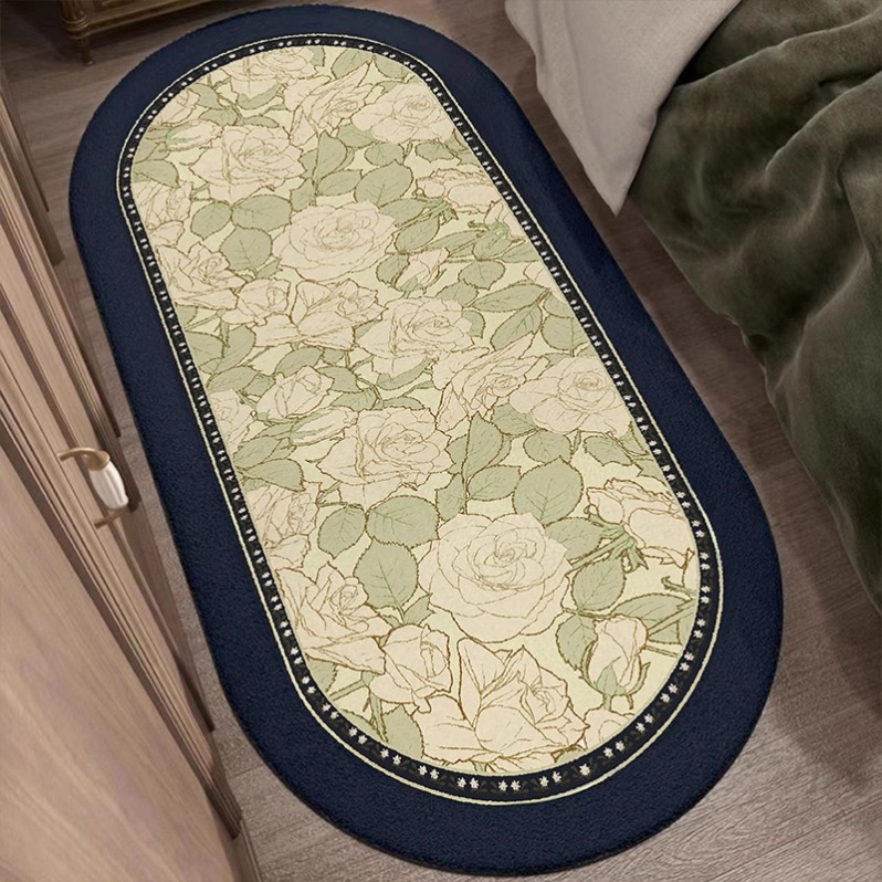 침실 카펫 미끄럼 방지 부드러운 얼룩 방지 매트 빈티지 - Home Decor Online Free 리뷰 및 가격
