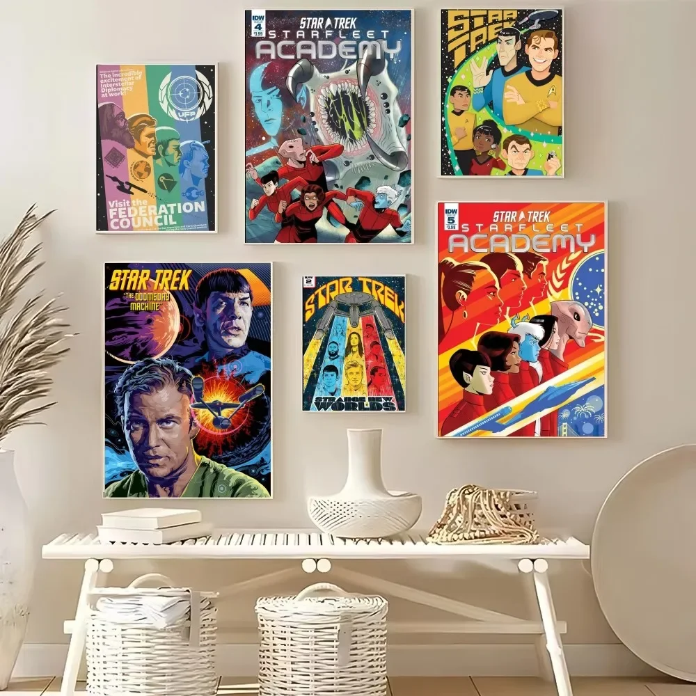 클래식 영화 S-스타 트렉 포스터 거실 침실 사무실 복 - Home Decor Living Room Ideas 리뷰 및 가격