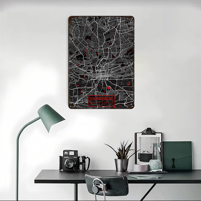 요하네스버그 도시 지도 남아프리카 동양풍 포스터 맞춤형 - Home Decor Johannesburg 리뷰 및 가격