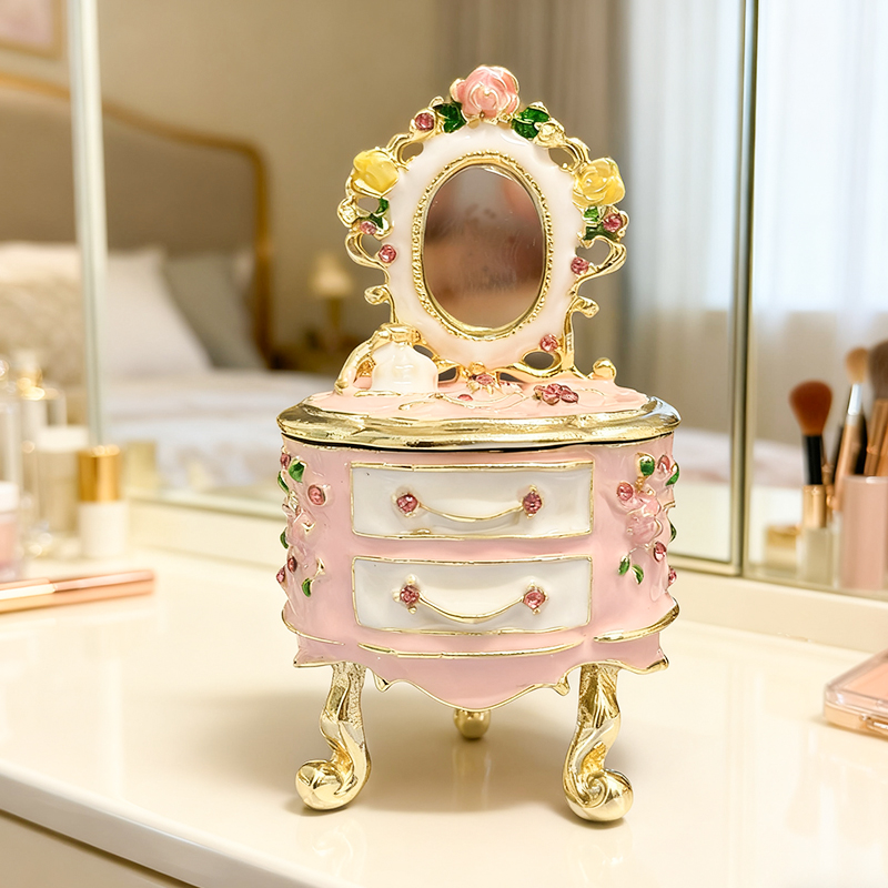 화장대용 손으로 그린 작은 보석함 - 발렌타인데이 장신 - Vanity Home Decor 리뷰 및 가격