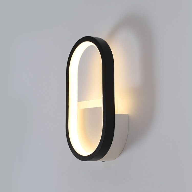 현대적인 북유럽 LED 벽등, 미니멀리스트 블랙 기하학 - Home Decor Lighting 리뷰 및 가격