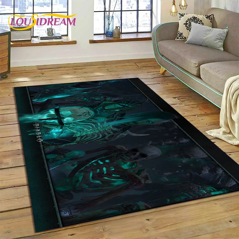 디아블로 3D 레트로 게임 게이머 러그 카펫 (거실,  - Home Decor Online Game 리뷰 및 가격
