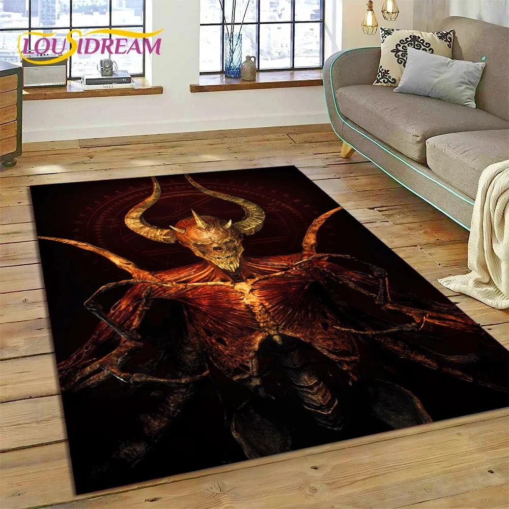 디아블로 3D 레트로 게임 게이머 러그 카펫 (거실,  - Home Decor Online Game 리뷰 및 가격