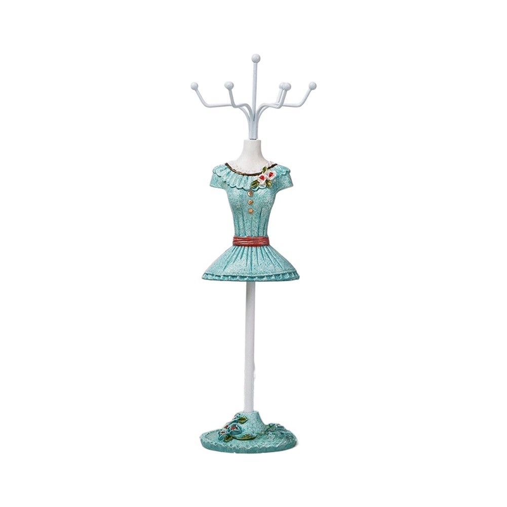 세련된 청록색 드레스 모양의 귀걸이, 목걸이, 팔찌 보 - Vanity Home Decor 리뷰 및 가격