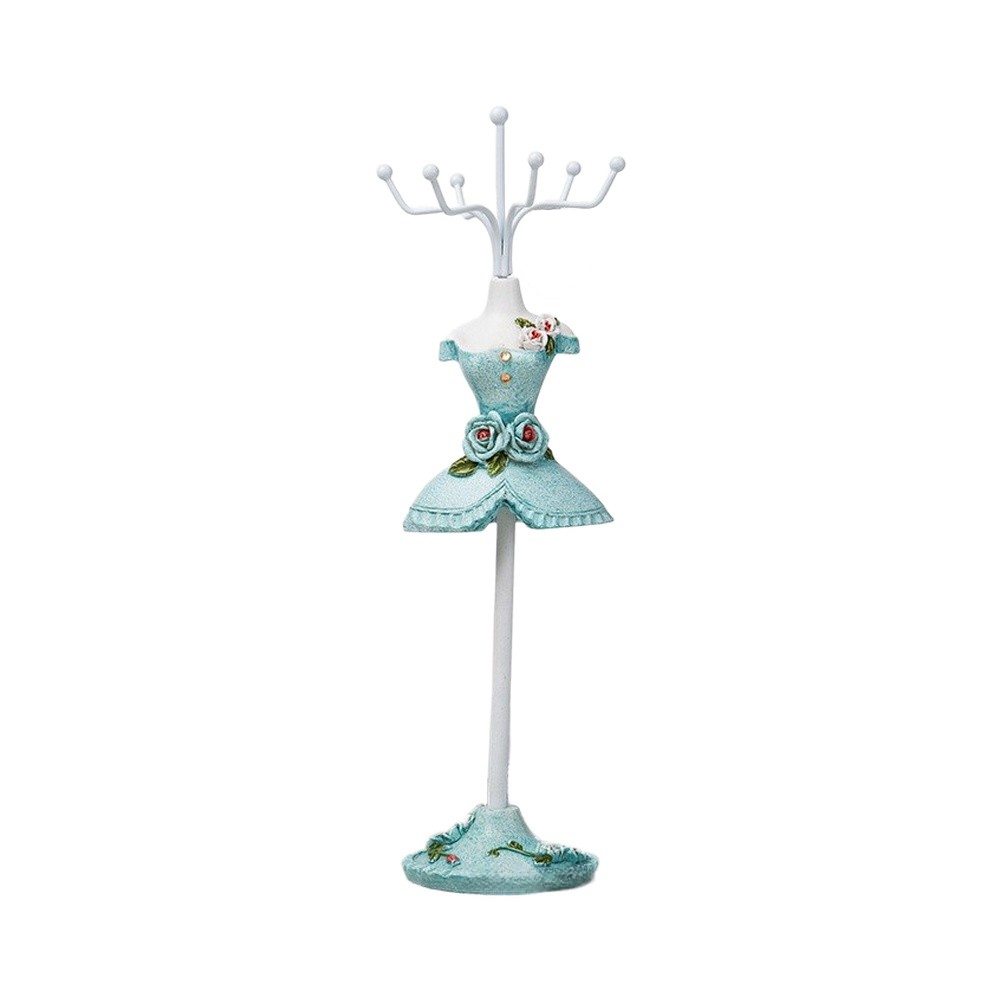 세련된 청록색 드레스 모양의 귀걸이, 목걸이, 팔찌 보 - Vanity Home Decor 리뷰 및 가격