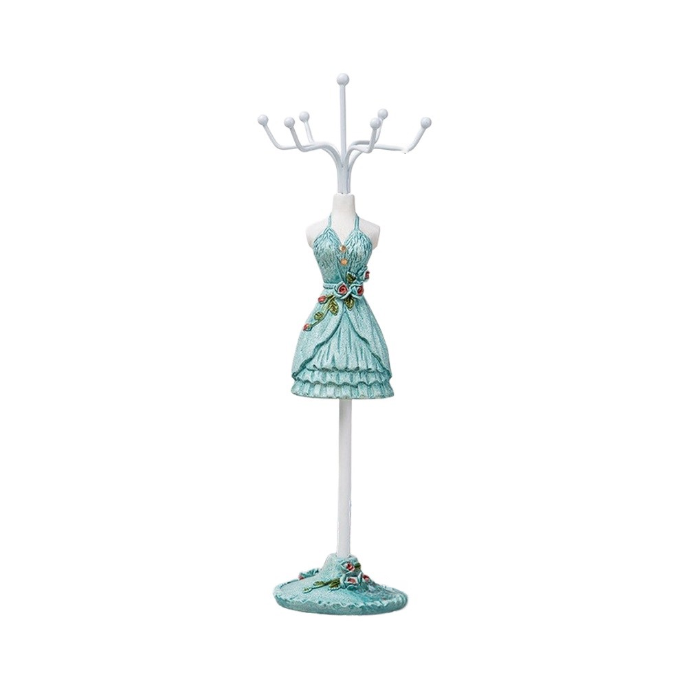 세련된 청록색 드레스 모양의 귀걸이, 목걸이, 팔찌 보 - Vanity Home Decor 리뷰 및 가격