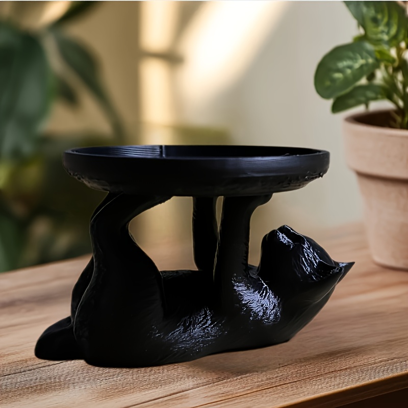 귀여운 검은 고양이 보석 트레이 레진 고양이 장신구 접 - Vanity Home Decor 리뷰 및 가격