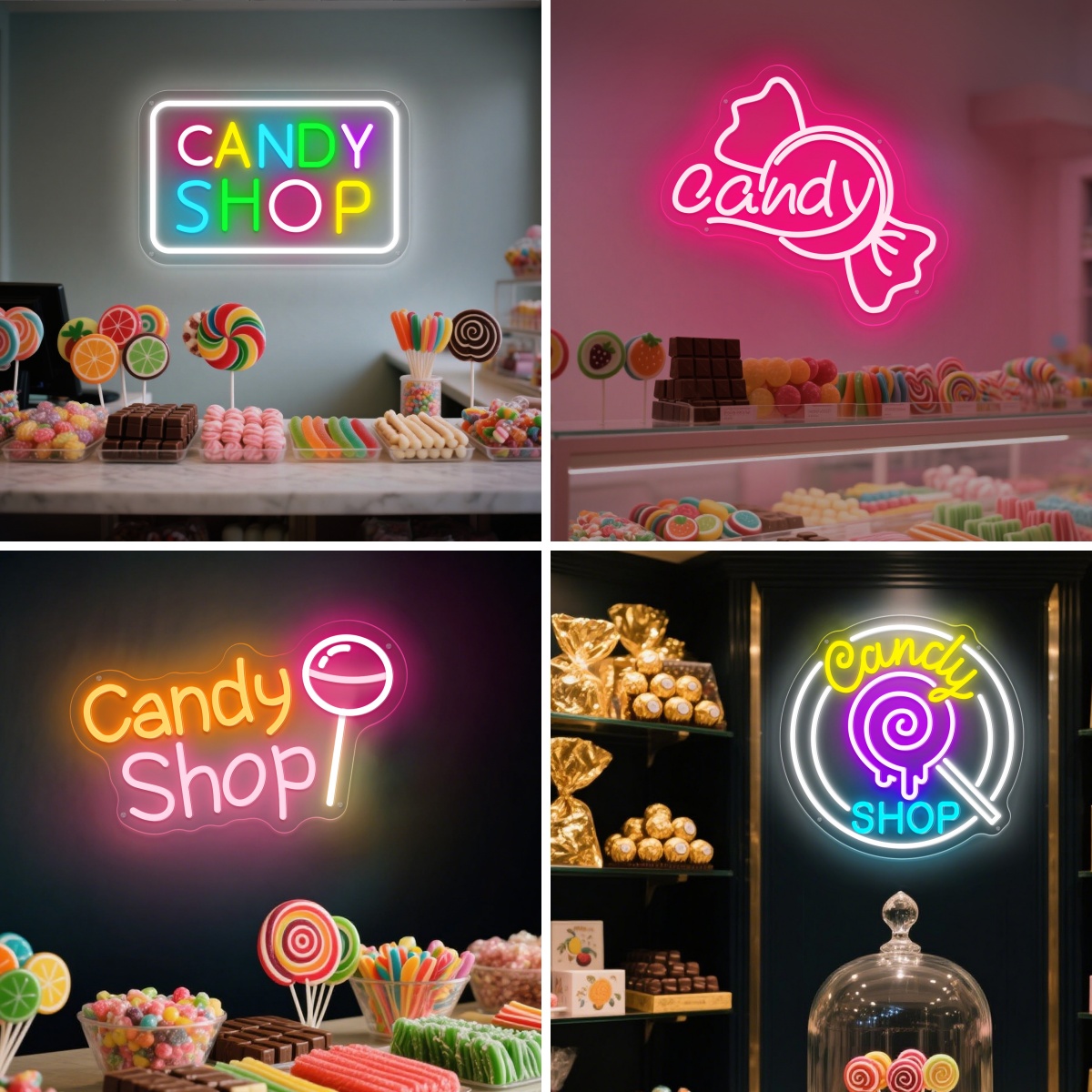 캔디샵 LED 네온 캔디 USB 전원 네온사인 야간 조 - Home Decor Nearby 리뷰 및 가격
