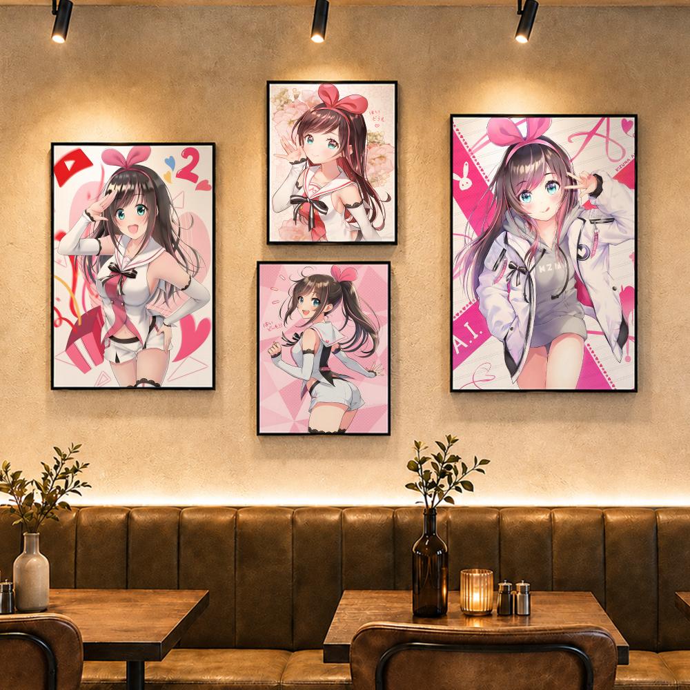 가상 아이돌 K-Kizuna AIS 포스터 빈티지 레트 - Home Decor Ai Free 리뷰 및 가격