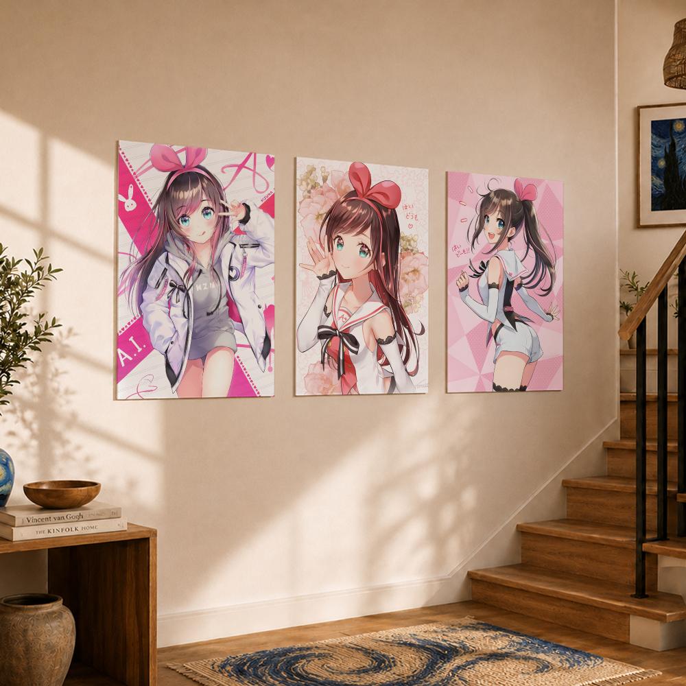 가상 아이돌 K-Kizuna AIS 포스터 빈티지 레트 - Home Decor Ai Free 리뷰 및 가격