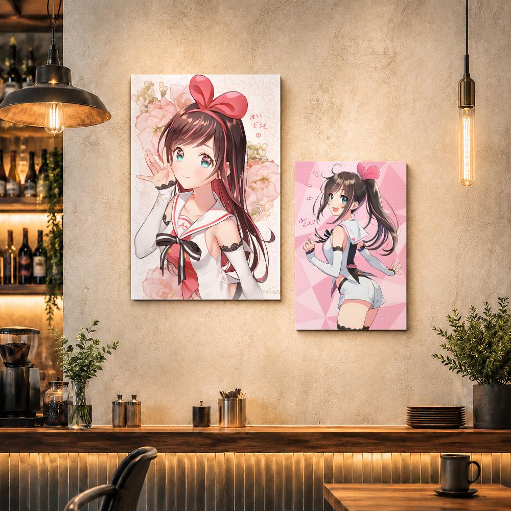 가상 아이돌 K-Kizuna AIS 포스터 빈티지 레트 - Home Decor Ai Free 리뷰 및 가격