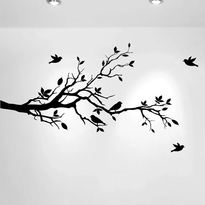 나뭇가지 벽 데칼 러브 버드 비닐 벽 스티커, 가정 보 - Home Decor Vinyl Flooring 리뷰 및 가격