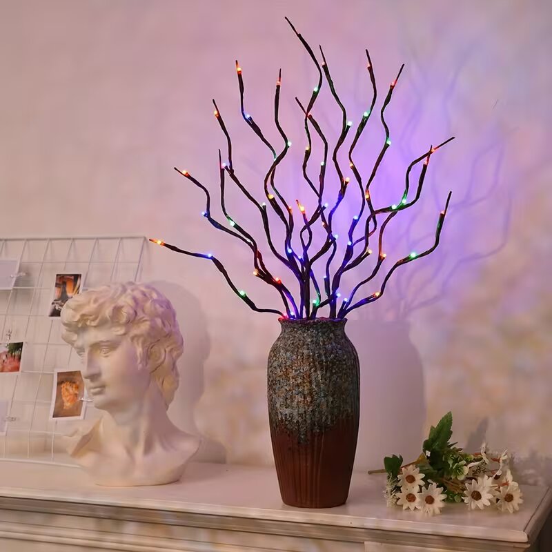 1/2PC 20LED 벚꽃 나무 가지 조명 실내외 홈  - Home Decor Lighting 리뷰 및 가격