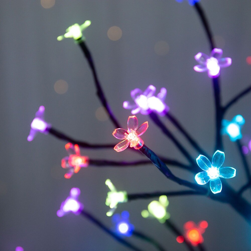 1/2PC 20LED 벚꽃 나무 가지 조명 실내외 홈  - Home Decor Lighting 리뷰 및 가격