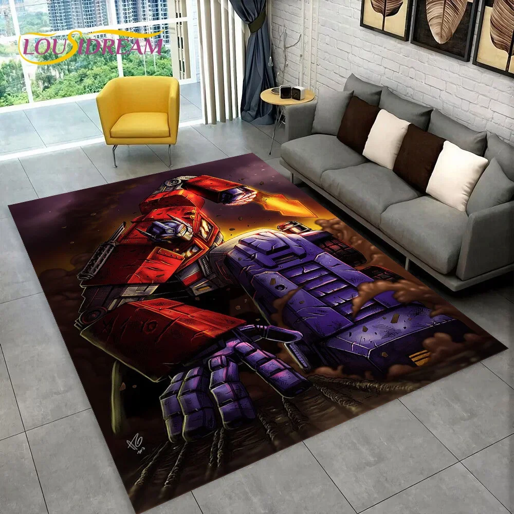 만화 T-트랜스포머 오토봇 3D 카펫 러그 침실 거실  - Home Decor Online Free 리뷰 및 가격