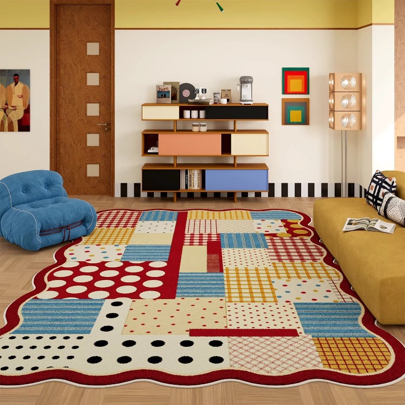 추상 도파민 거실 카펫 만화 크리 에이 티브 하이 엔드 - Home Decor Online Free 리뷰 및 가격