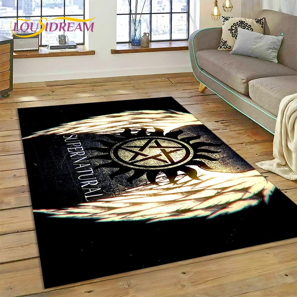 SPN 최신 슈퍼내추럴 딘 샘 3D 카펫 러그 (침실, - Home Decor Online Game 리뷰 및 가격