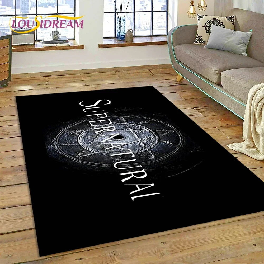 SPN 최신 슈퍼내추럴 딘 샘 3D 카펫 러그 (침실, - Home Decor Online Game 리뷰 및 가격