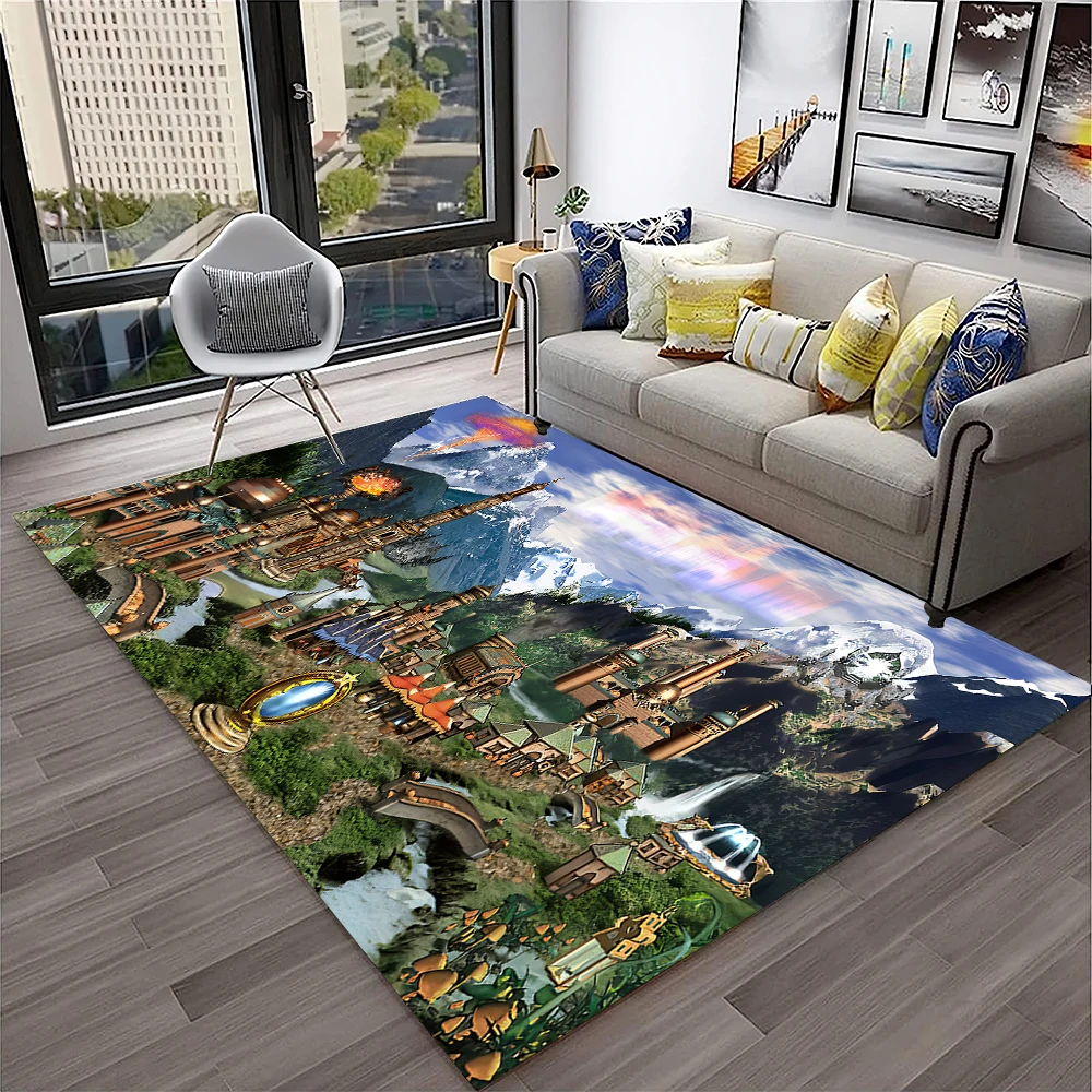 레트로 게임 영웅들 마법 카펫 러그, 거실 침실 소파  - Home Decor Online Game 리뷰 및 가격