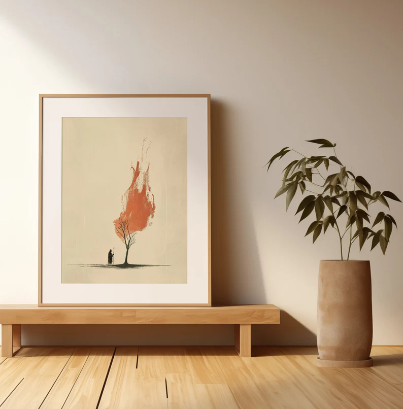 수채화 예수는 겟세마네의 99개 정원을 떠난다 스케치  - Home Decor Jesus 리뷰 및 가격
