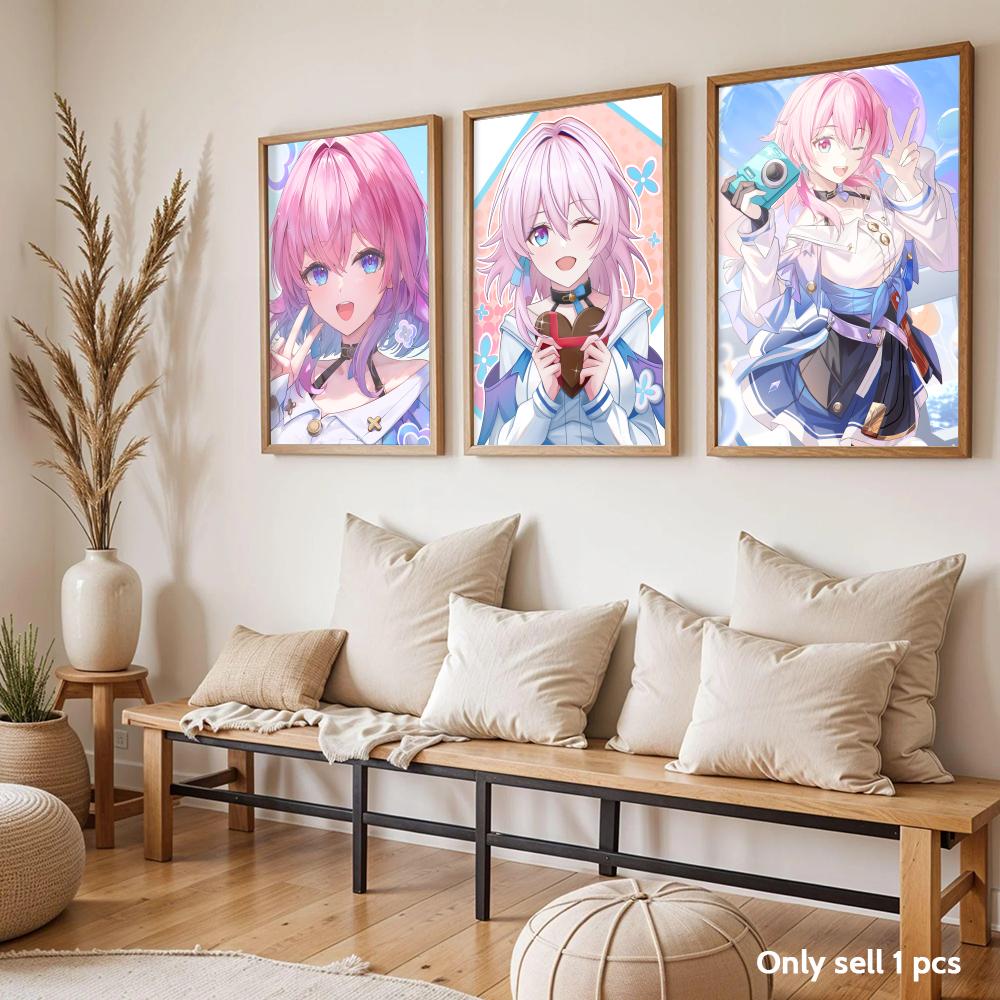 3월 7일 Honkai 포스터 침실 및 거실 홈 장식용 - Home Decor Living Room Ideas 리뷰 및 가격