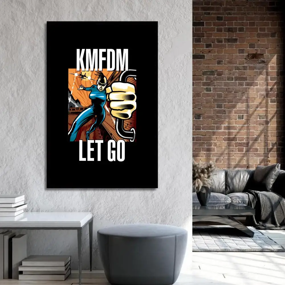 재미있는 핫 K-Kmfdm 밴드 포스터 벽 예술 스티커 - Home Decor Living Room Ideas 리뷰 및 가격